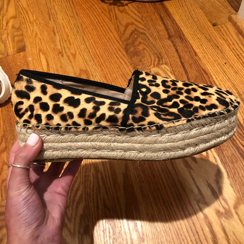 Steve Madden cheetah platform shoes. Size 8. Used but worn maybe once.